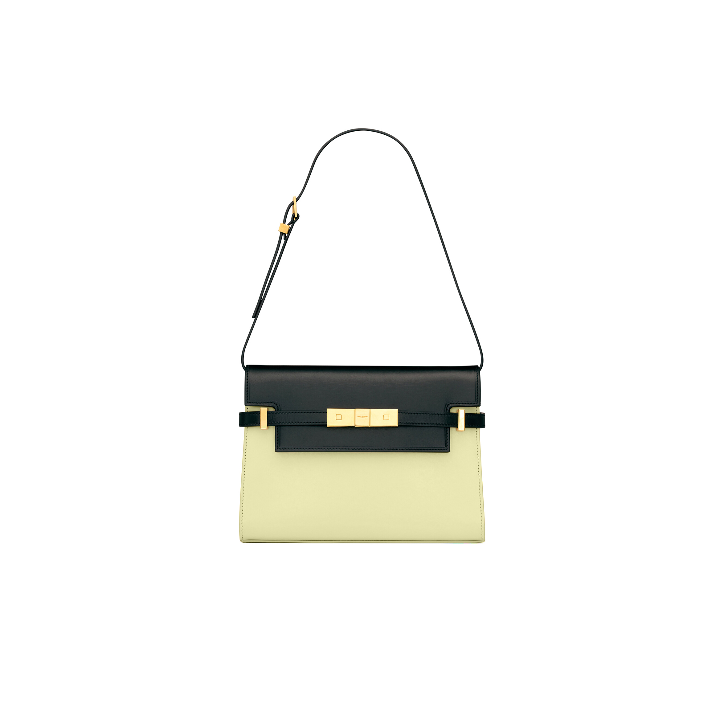 YSL MANHATTAN SMALL SHOULDER BAG IN BOX SAINT LAURENT LEATHER 67562616C7W1089 (24*17.5*6cm)